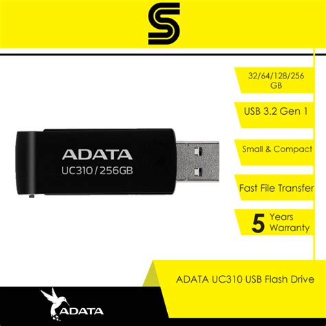 Adata Uc310 Usb Flash Drive 32gb64gb128gb256gb Lazada