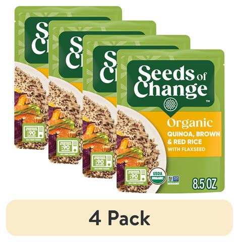 Pack Seeds Of Change Organic Quinoa Brown Red Rice Oz