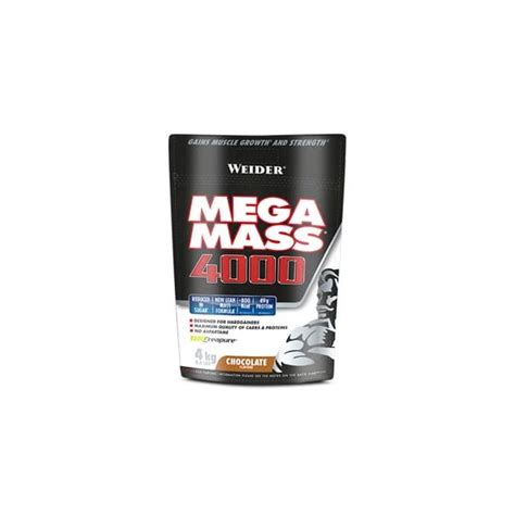 Weider Mega Mass 4000 4kg Chocolate Kuantokusta