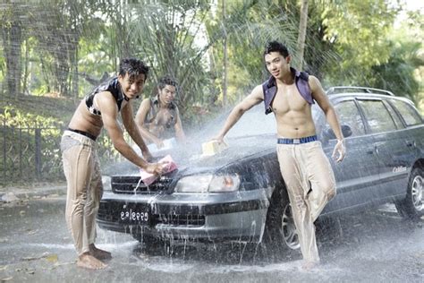 M Y A N M A R H U N K S Myanmar Hunks Car Wash For Mr Magazine