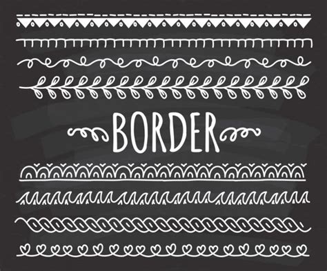 Colorful Decorative Borders Set Stock Vector By Mhatzapa 89575932