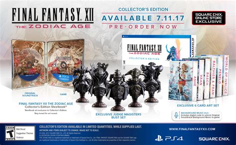 Final Fantasy Xii The Zodiac Age Cover Art Rpgfan