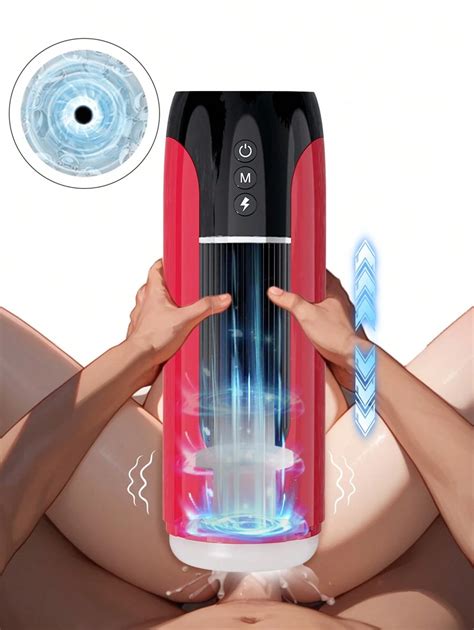 Male Telescopic Vibrating Thrusting Vibrator Mastubator Sex Machine