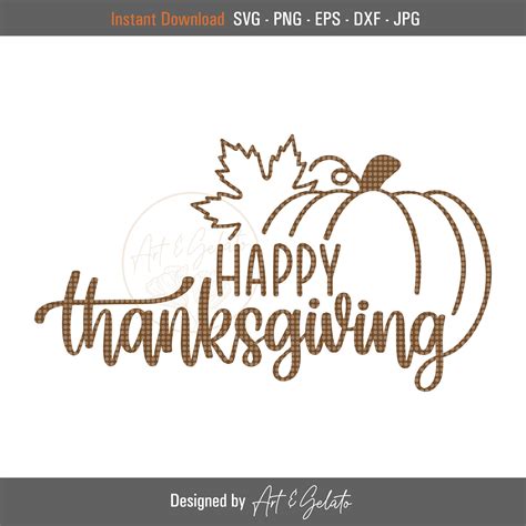 Happy Thanksgiving Pumpkin Svg Fall Pumpkin Svg Pumpkin Svg Etsy