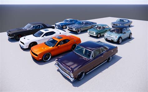 3959 Collection Cars Sketchup Model Free Download