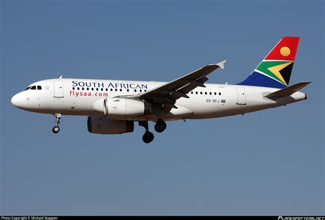 Zs Sfj South African Airways Airbus A319 131 Photo By Michael Stappen