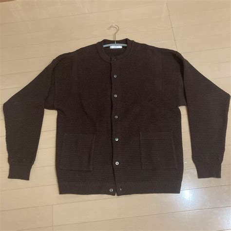 33％割引ブラック系m【ギフ包装】 Yashiki Komogake Cardigan サイズ2 ブラウン ニットセーター トップス