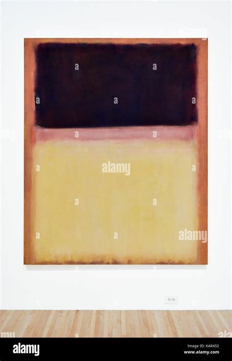 Mark Rothko N Scuro Sulla Luce Della Terra Il Viola E Il Giallo