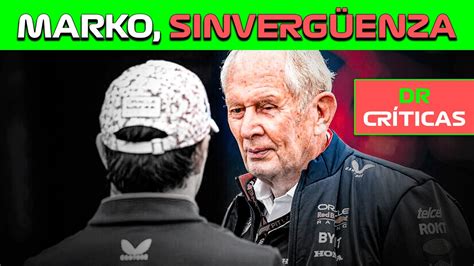 Helmut Marko Critica A Checo Tras El Horroroso Gp De Can No Es El