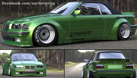 Rocket Bunny BMW E36 Body Kit DRIFTING