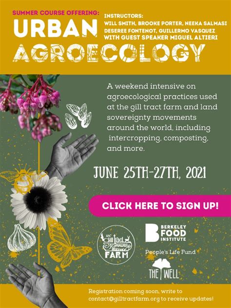 Agroecology Summer Short Couse Flyer Pdf 5 Pdf Agroecology