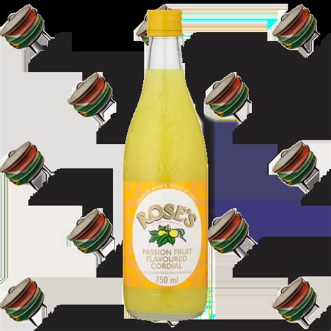 Roses Cordial Passion Fruit 750ml African Delights