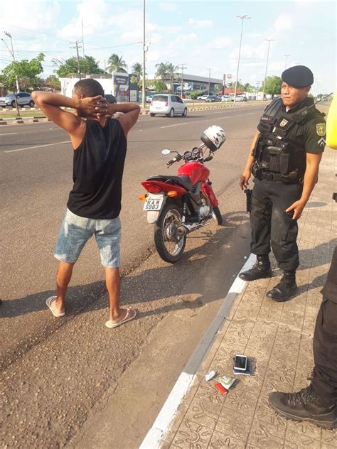 Homem Detido Em Moto Furtada Durante Abordagem Do Detran E Pm Em Rr