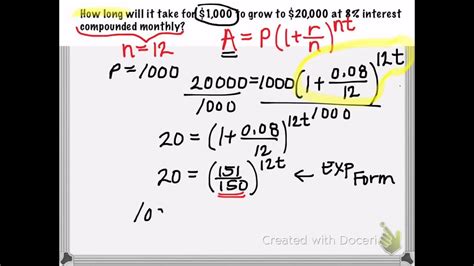 how solve compound interest problems