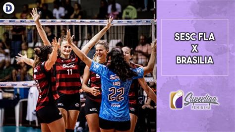 Sesc Flamengo x Brasília Melhores Momentos Superliga Feminina 22 23