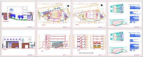 Lecture Hall Seating Dwg