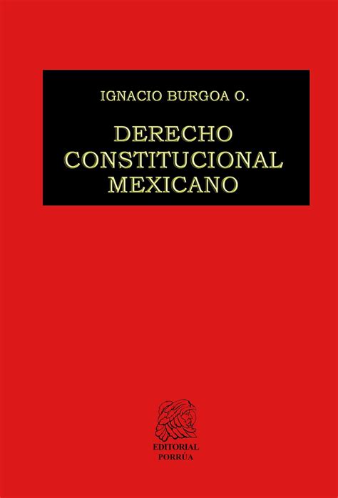 Derecho Constitucional Mexicano Portada Puede Variar Biblioteca