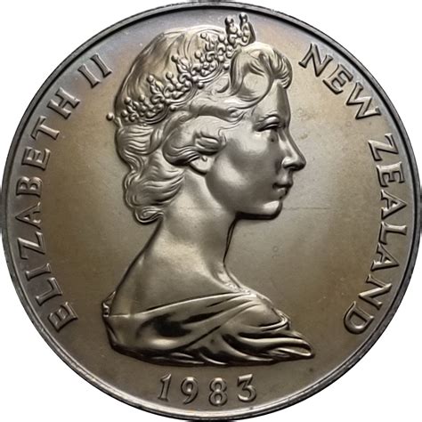 1 Dollar Elizabeth II 2nd Portrait Coinage Anniversary New