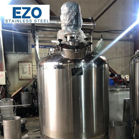 Ezo Sanitary Stainless Steel Aseptic Vacuum Olive Oil Vertical Storage