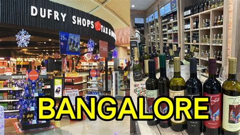 Bangalore Biggest Airport Duty Free Liquor Shop Youtube