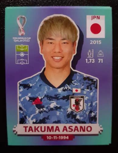 Figurita Mundial Qatar 2022 Azul Europea Takuma Asano En Venta En