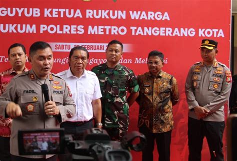 Guyub Rukun Warga Se Kota Kab Tangerang Kapolda Metro Ketua RW