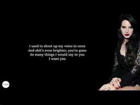 Fuck It I Love You Lana Del Rey Lyrics YouTube
