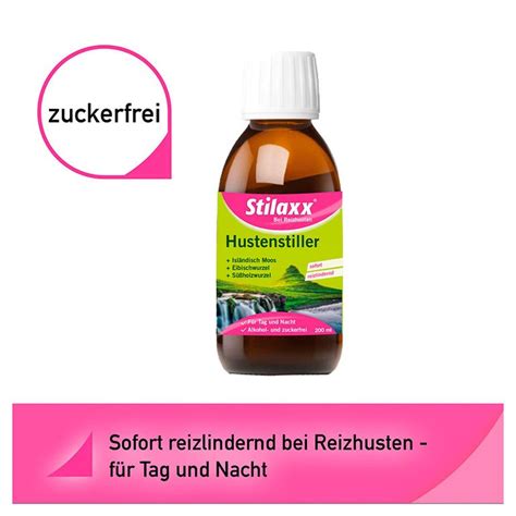 Stilaxx Hustenstiller Bei Reizhusten Ml Shop Apotheke