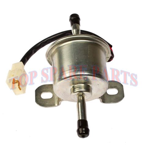 Electric Fuel Pump 16851 52030 For Kubota F2560 G1700 R520 12v Perkins Takeuchi Ebay