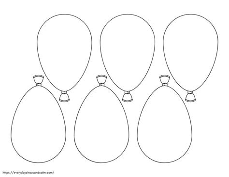 Free Printable Balloon Templates For Crafts