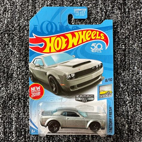 HOT WHEELS Dodge Challenger SRT Demon ZAMAC Shopee Malaysia