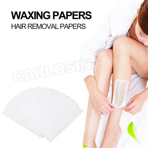 100pcs Wax Strip Paper Waxing Strips Hair Removal Depilatory Non Woven