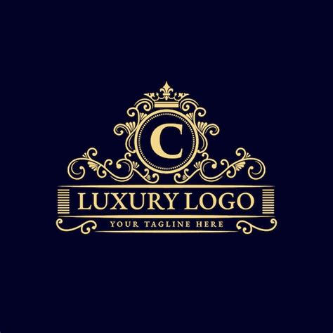 Premium Vector Gold Calligraphic Feminine Floral Hand Drawn Heraldic