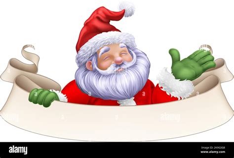 Santa Claus Father Christmas Cartoon Character Stock Vector Image Art