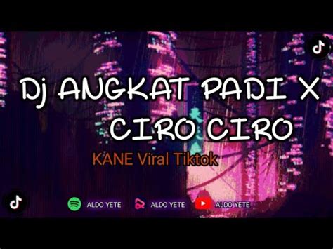 Dj Angkat Padi X Ciro Ciro Dj Tiktok Viral Terbaru Yang Kalian