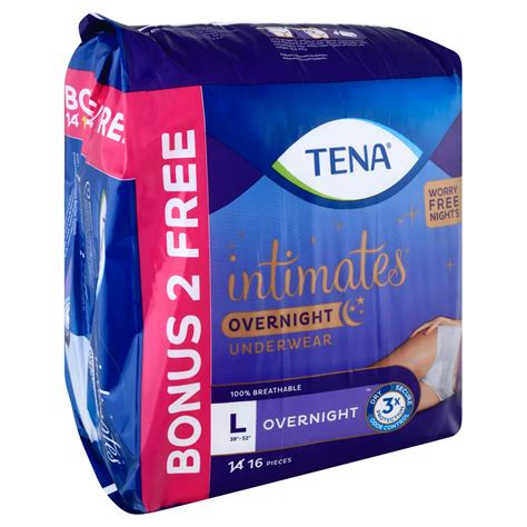 Tena Incontinence Overnight Large Underwear For Women Shop