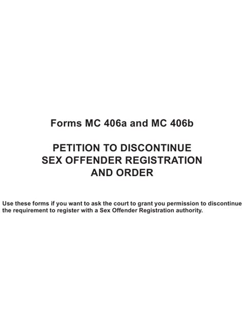 Form Mc406a Fill Out Sign Online And Download Fillable Pdf Michigan