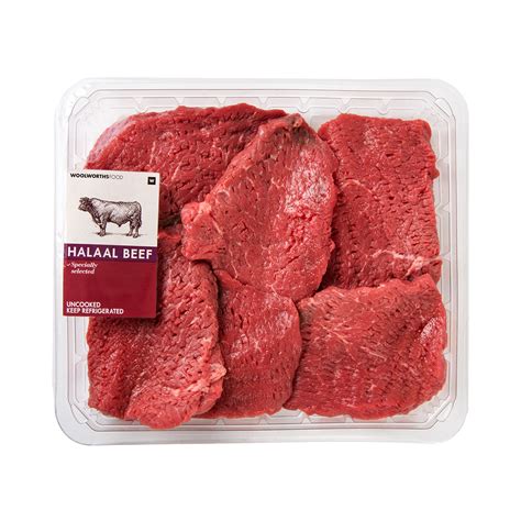 Halaal Tenderised Beef Steak Avg 750 G Za