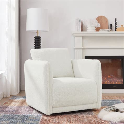 Latitude Run Minneiska Upholstered Swivel Armchair Reviews Wayfair