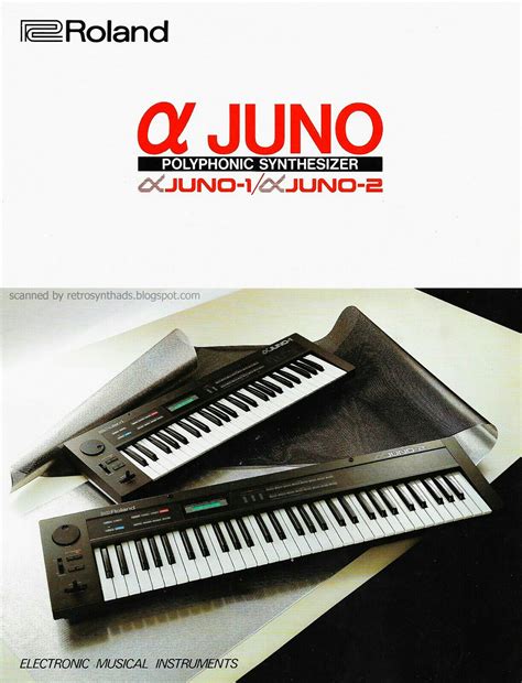 Roland Alpha Juno Synth Tiseur Synth Tiseurs