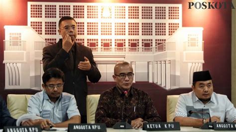 Kpu Resmi Tetapkan Tiga Paslon Capres Cawapres Pada Pilpres