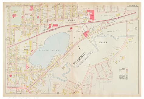 Pittsfield Wards 2 3 And 4 Massachusetts 1904 Old Town Map Reprint