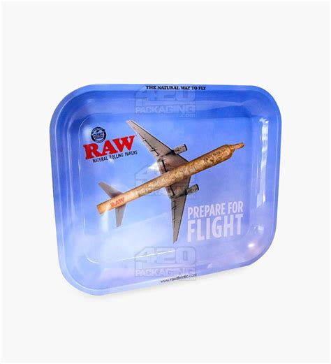 Raw Large Metal Prepare For Flight Rolling Tray