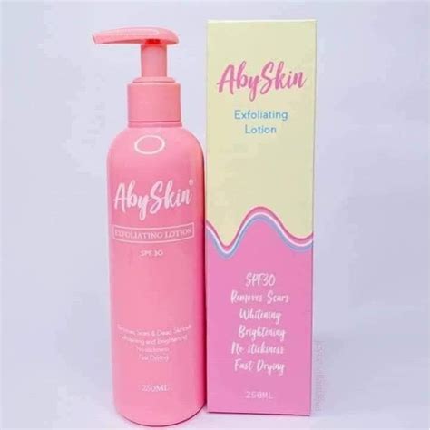 Aby Skin Exfoliating Lotion Spf Whitening Lotion Lazada Ph