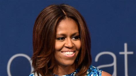 Michelle Obamas Lighter Hair Color Glamour