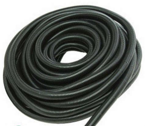 Black Corrugated Flexible Tubing Black Corrugated Pipe Fire Resistant