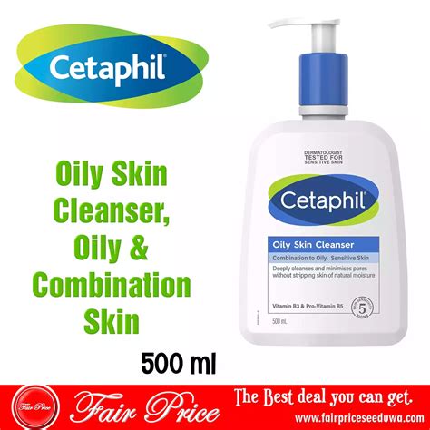 Cetaphil Oily Skin Cleanser Oily And Combination Skin 500ml Fair Price Seeduwa