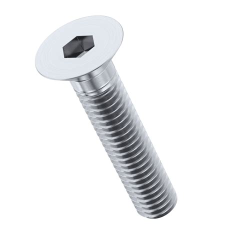 M10 X 25mm Socket Countersunk Screws Din 7991 A4 Stainless Steel Uk Precision Screws