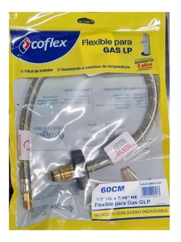 Flexible Gas Coflex Para Cilindro De 45kg Certificado Sec Cuotas Sin