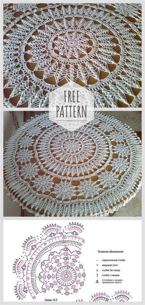 Crochet Tablecloth Free Pattern